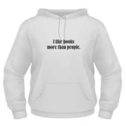 books & people hoodie